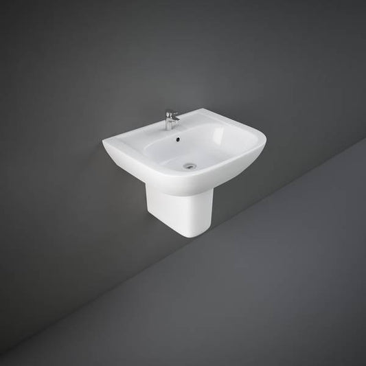 Caroline Lavabo monoforo L. 55 cm Rak Ceramics
