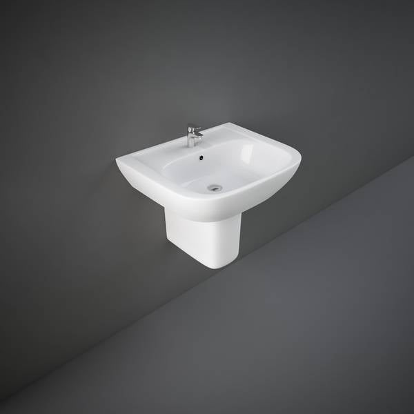 Caroline Lavabo monoforo L. 55 cm Rak Ceramics