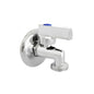 Heavy sphere washing machine tap in chromed brass
