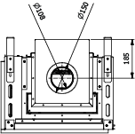 CAMINO GAS 50 VERTICAL LATERALE SX GPL G 31 KW 7 MARSICAMIN