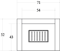 CAMINETTO PREFABBRICATO A LEGNA QR 70 REF MARSICAMIN