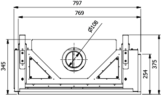 CAMINO GAS 70 LATERALE DX METANO G 20 KW 8 MARSICAMIN