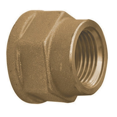 MANICOTTO RIDOTTO DIRITTO FEMMINA/FEMMINA 1"X3/4" IN OTTONE GIALLO