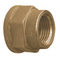 MANICOTTO RIDOTTO DIRITTO FEMMINA/FEMMINA 1"X3/4" IN OTTONE GIALLO