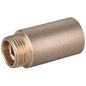 Prolunga Filettata Maschio/Femmina 1/2" × 50 mm in Ottone Giallo IBP Conex Bänninger