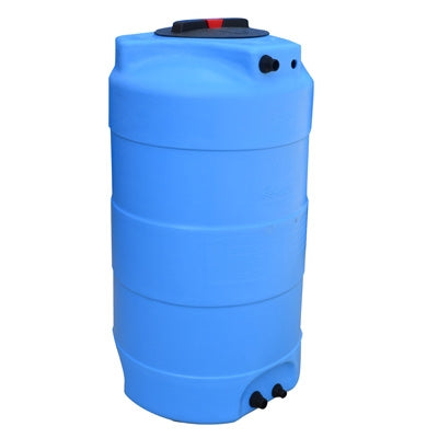 SERBATOIO IN POLIETILENE FUORI TERRA AZZURRO VERTICALE LT 500