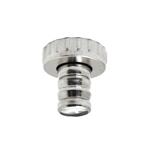 RACCORDO PORTAGOMMA CROMATO 1"X3/4