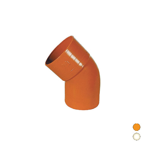 Curva 45° in PVC Arancio Ø 40 mm