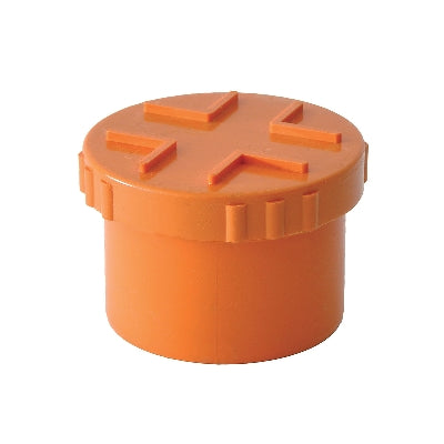 Bouchon à vis en PVC Dm.63