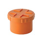 Bouchon à vis en PVC Dm.63