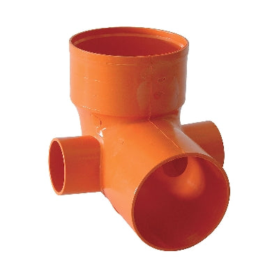 Curva Wc 2 Att. Dm.100/40 Pvc Rosso