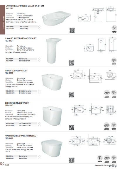 Sedile WC  soft closing bianco opaco Rak Valet