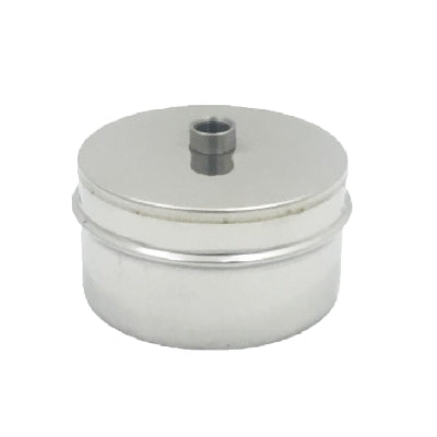 TAPPO CHIUSURA IN ACCIAIO MASCHIO CON SPURGO DM. 80