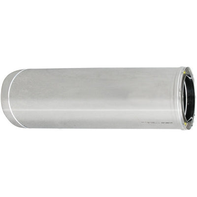 TUBO ACCIAIO INOX 316L DOPPIA PARETE MT 0.25 80X130