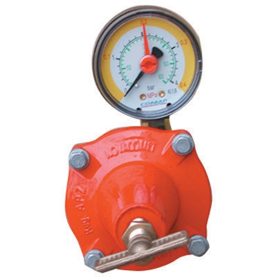 REGOLATORE GAS GPL ALTA PRESSIONE PRIMO STADIO CON MANOMETRO MOD.APZ12