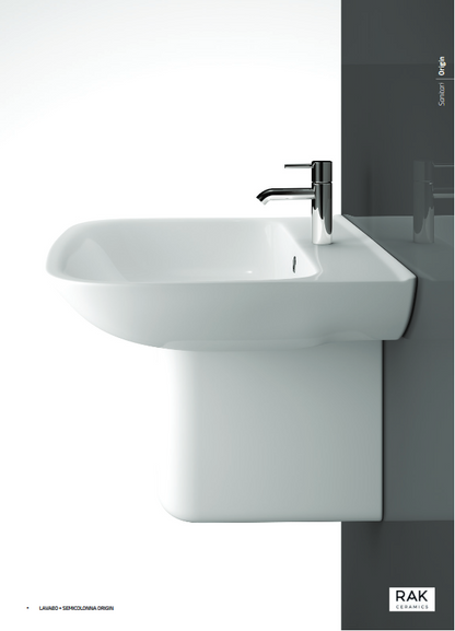 Lavabo monoforo L. 52 cm Rak Origin