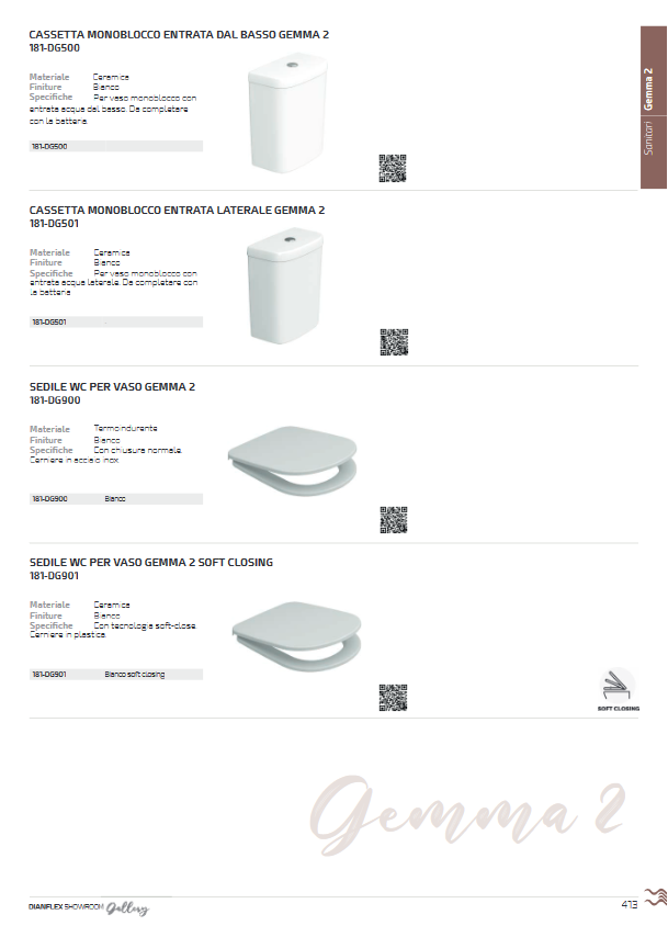 Lavabo monoforo L. 50 Dolomite Gemma 2