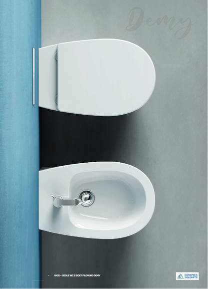 Lavabo da appoggio monoforo L.55 cm Dolomite Demy