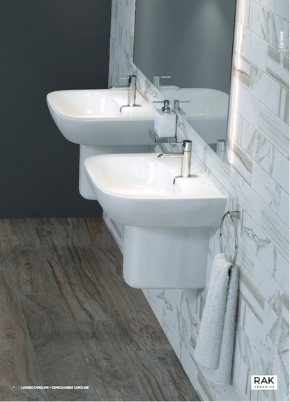 Vaso filo muro scarico universale Rak Caroline