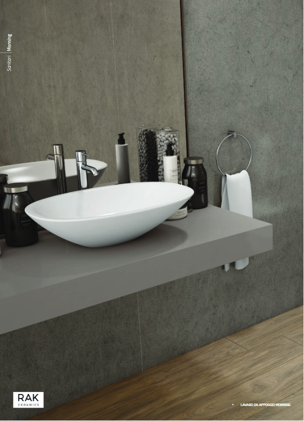 Lavabo monoforo Morning Rak L. 50 cm