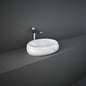 Cloud Lavabo da appoggio ovale L. 58 cm bianco alpino Rak