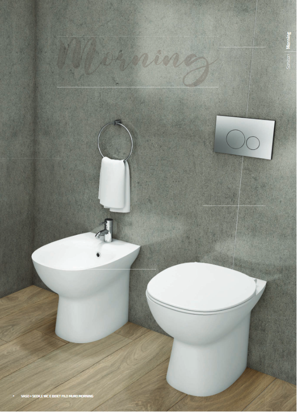 Lavabo monoforo morning Rak L. 65 cm