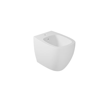 Lola Bidet 56 a Pavimento Bianco Matto Galassia