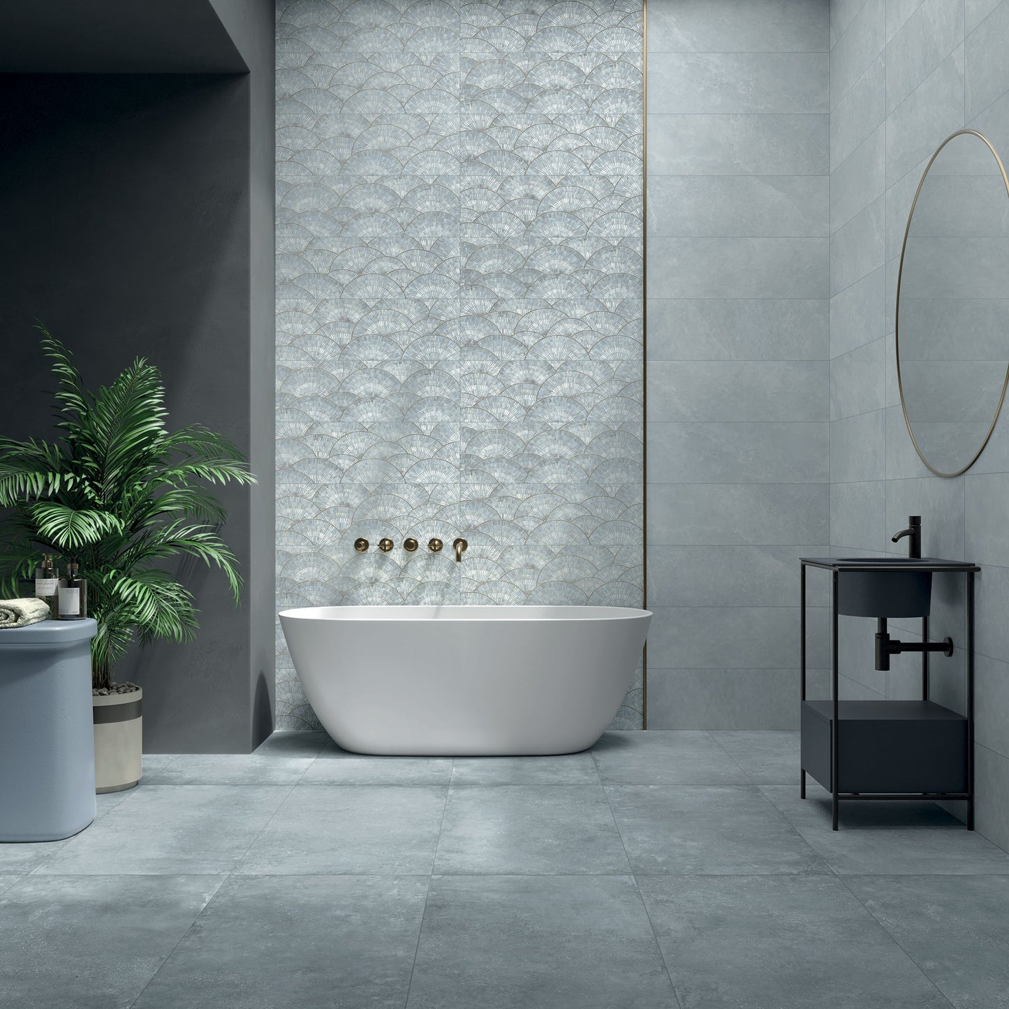 Alchemy Sky Blue 30x90 Rettificato Ceramica Euro