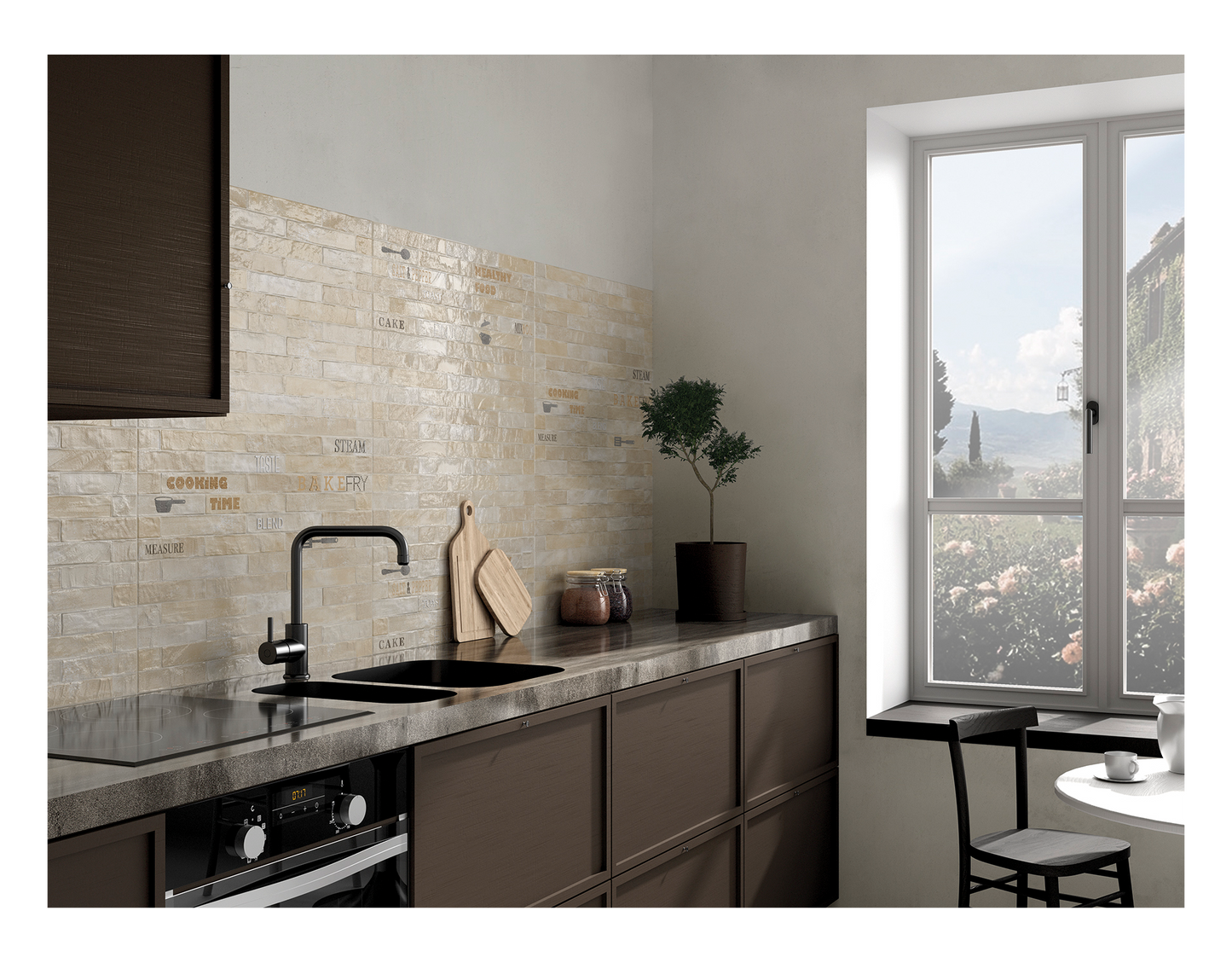 Luxor Decoro Beige 25x75 Ceramica Euro