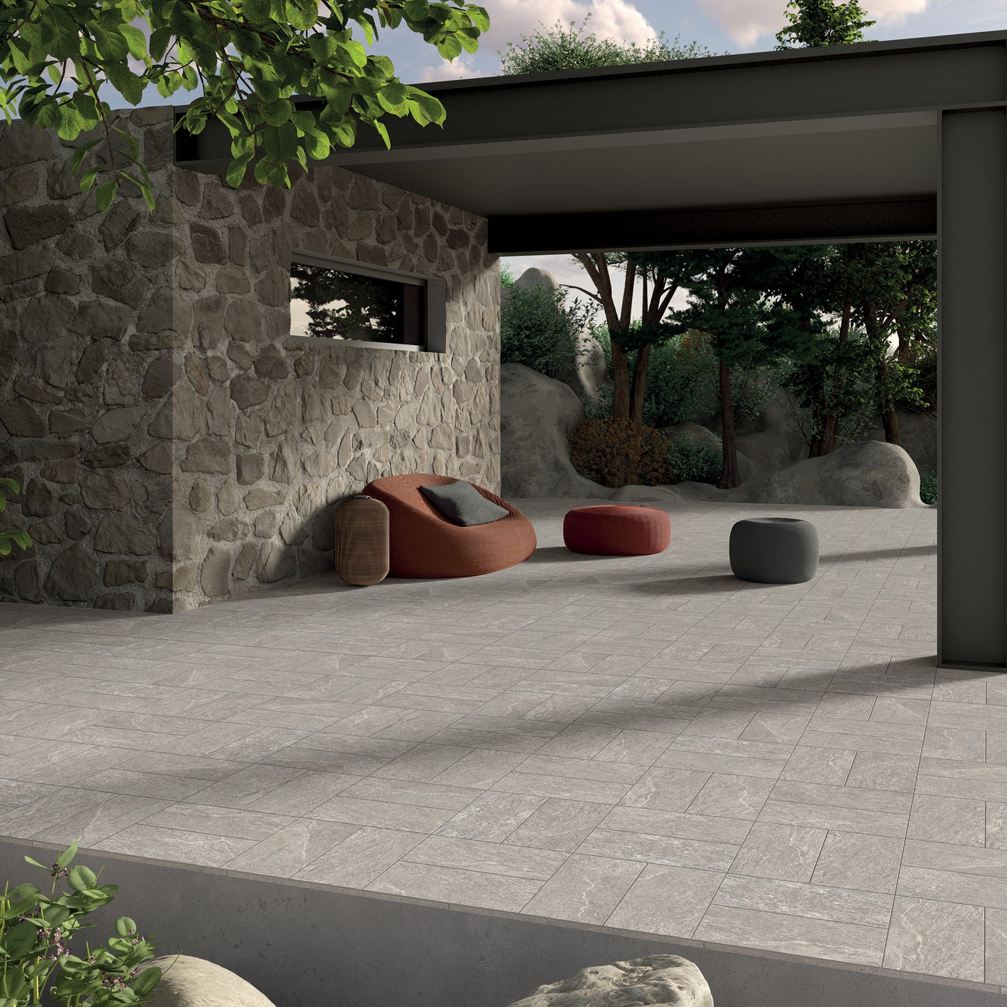 Path Grey 20x40 R11 Ceramica Euro