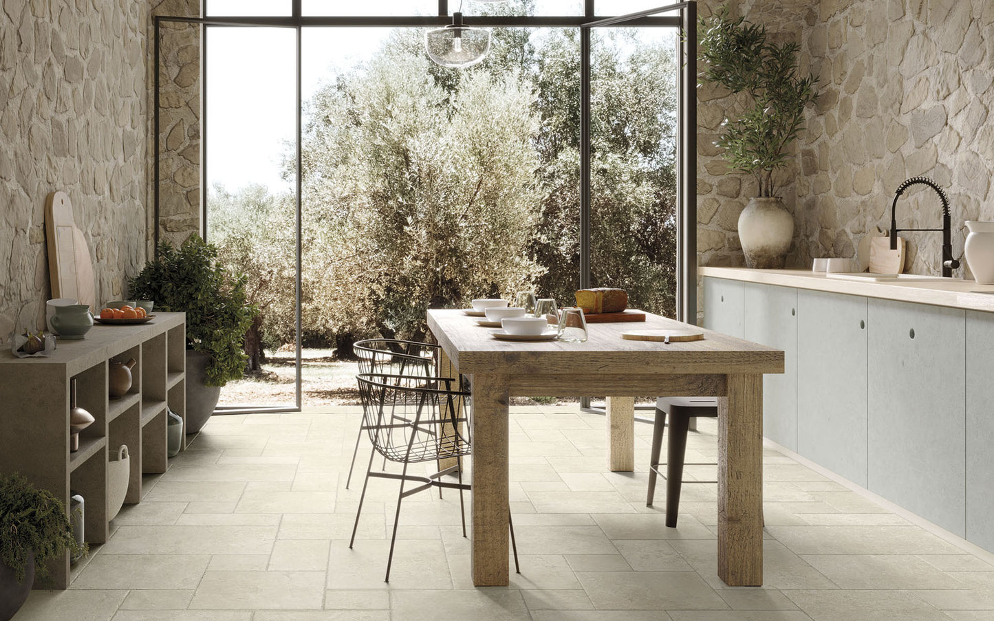 Provence White 40x40 Ceramica Euro