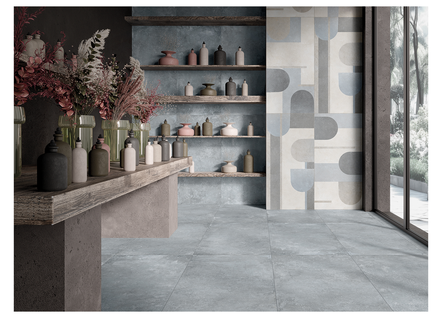 Rebel Blue 60x120 Rettificato Ceramica Euro