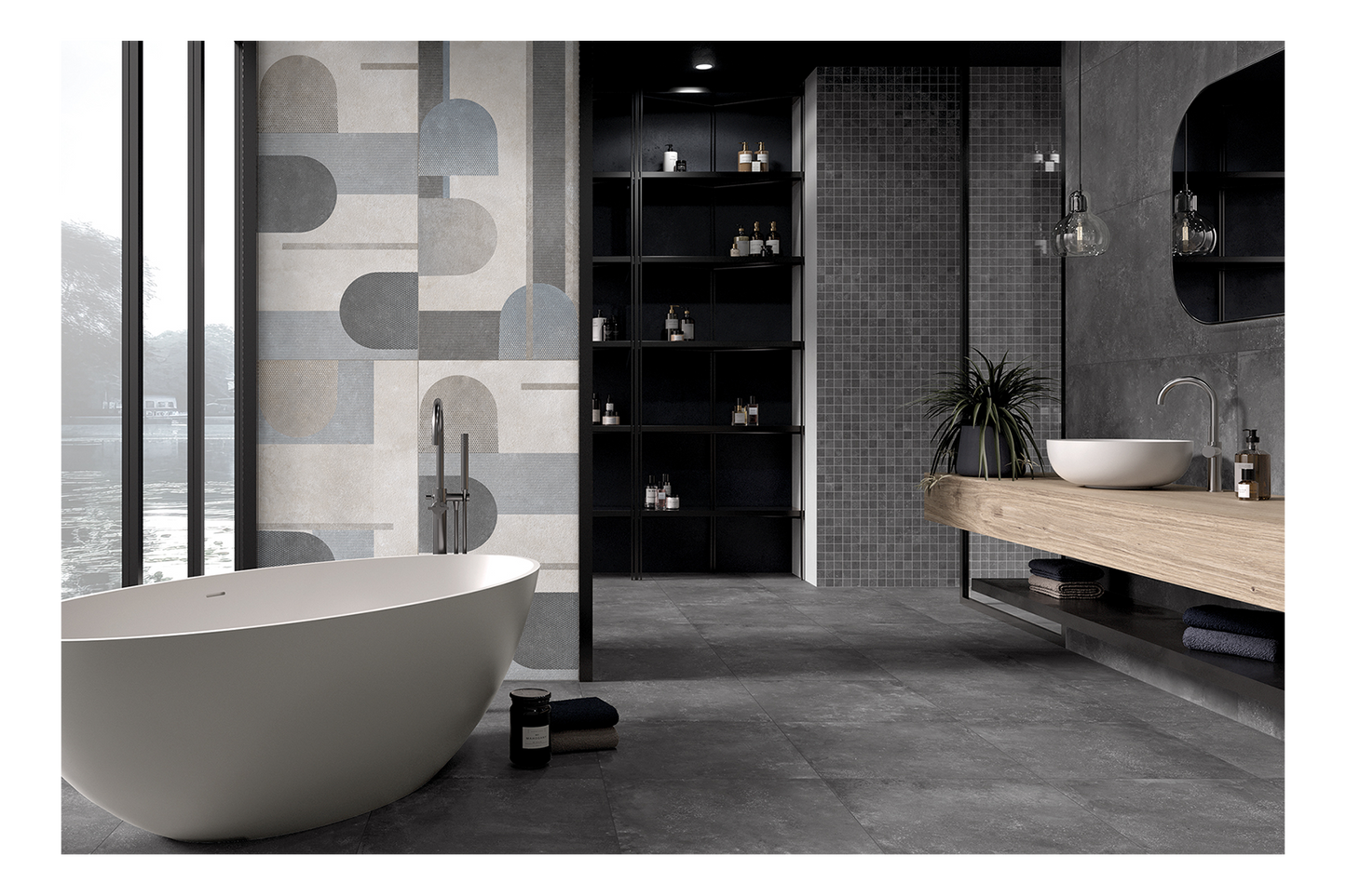 Rebel Dark 60x60 Rettificato Ceramica Euro