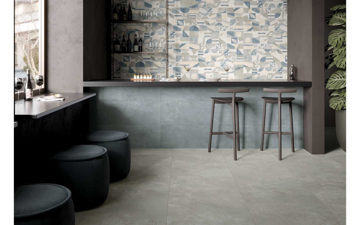 Spatula Grey 30x90 Rettificato Ceramica Euro