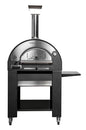 Forno a Legna Arde Medium Inox con Carrello Tranquilli Forni