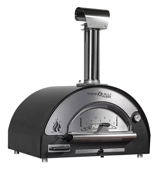 Forno a Legna Arde Medium Grigio Antracite Tranquilli Forni