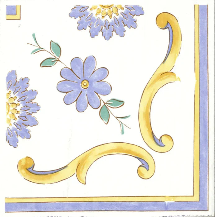 Cotto Mediterraneo Angolo Fascia Nerano 17X17 Savoia Italia