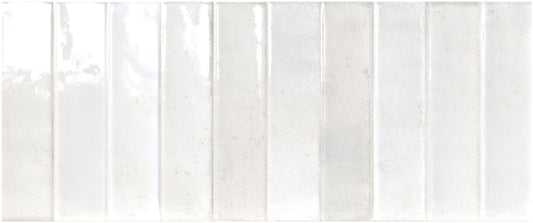 Artisan Bianco 25x60 Bordo Nat. Lucido Savoia Italia