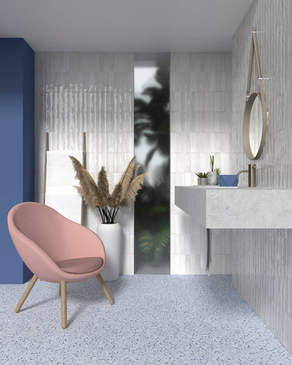 Artisan Bianco 25x60 Bordo Nat. Lucido Savoia Italia