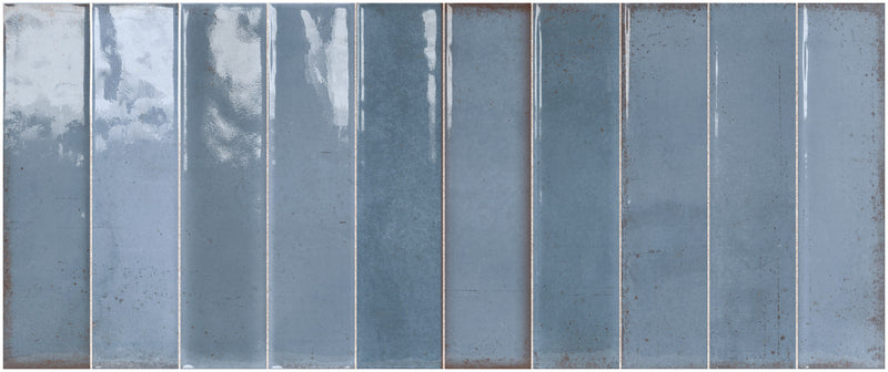 Artisan Blu 25x60 Bordo Nat. Lucido Savoia Italia