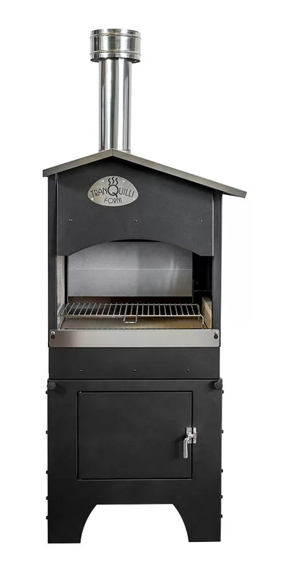 Barbecue Leone con carrello a legna Tranquilli Forni