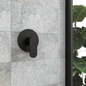 Built-in one-way shower mixer Versilia Matt Black Ercos Ponsi