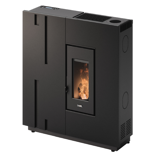 Baggy 7 Up Metallo Nero Stufa a Pellet 6,9 Kw Ad Aria CADEL