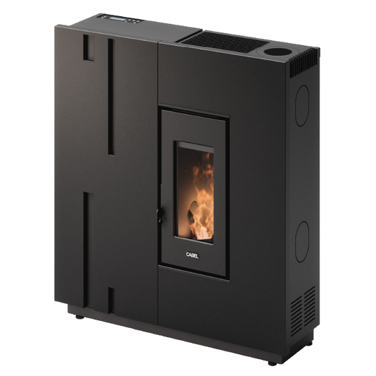 Baggy 7 Up Metallo Nero Stufa a Pellet 6,9 Kw Ad Aria CADEL