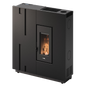 Baggy 7 Up Metallo Nero Stufa a Pellet 6,9 Kw Ad Aria CADEL