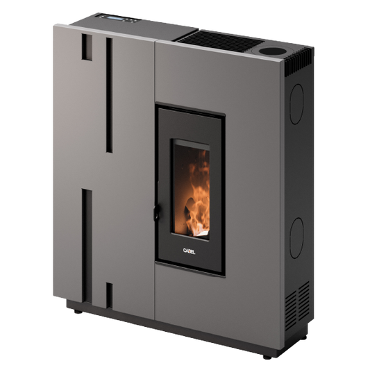 Baggy 7 Up Metallo Titanium Stufa a Pellet 6,9 Kw Ad Aria CADEL
