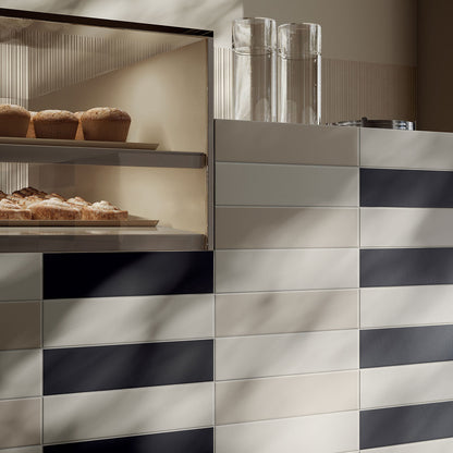 FOREVER COLOR MATTE FINISH IVORY 6X25 CIR CERAMICHE