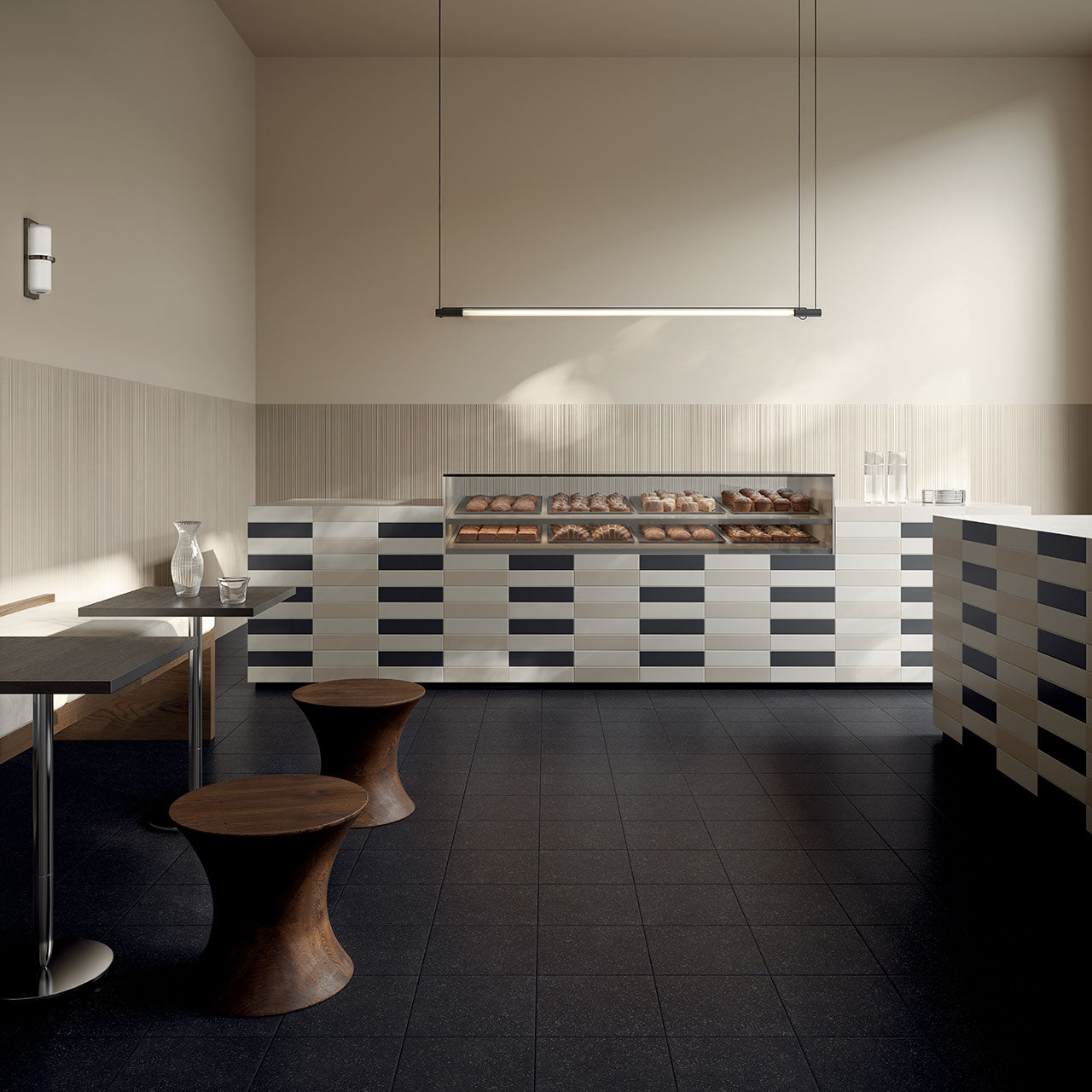 FOREVER COLOR MATTE FINISH IVORY 6X25 CIR CERAMICHE