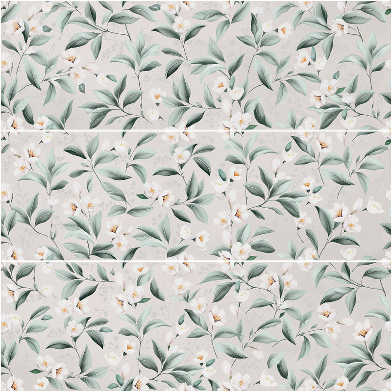 Blossom Garden Bianco 33,3x100 Rettificato Matt (3 soggetti misti) Savoia Italia