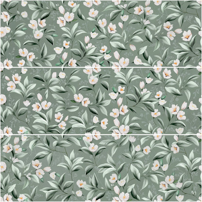 Blossom Garden Menta 33,3x100 Rettificato Matt (3 soggetti misti) Savoia Italia